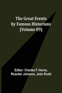 portada The Great Events by Famous Historians (Volume 09) (en Inglés)