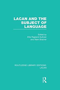 portada Lacan and the Subject of Language (Rle: Lacan) (en Inglés)