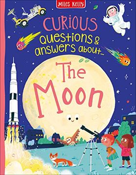portada Curious Questions & Answers About the Moon (en Inglés)