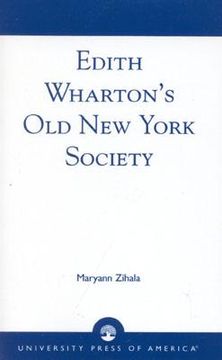 portada edith wharton's old new york society (en Inglés)