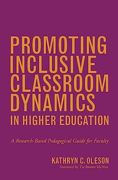 portada Promoting Inclusive Classroom Dynamics in Higher Education (en Inglés)