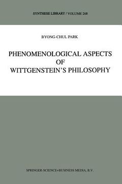 portada Phenomenological Aspects of Wittgenstein's Philosophy (in English)