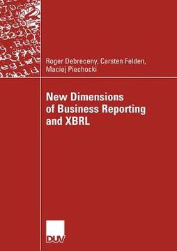 portada new dimensions of business reporting and xbrl (en Inglés)