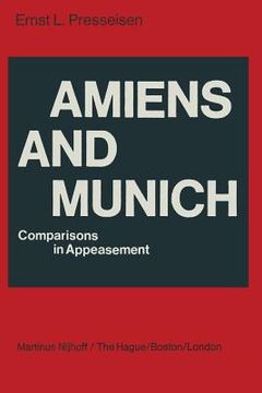 portada Amiens and Munich: Comparisons in Appeasement (in English)