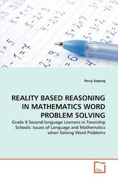 portada reality based reasoning in mathematics word problem solving (in English)