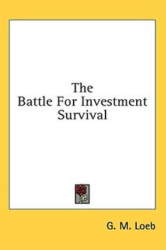 portada the battle for investment survival (en Inglés)