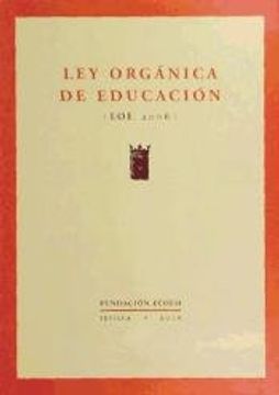 portada Ley organica de educacion (loe 2006)