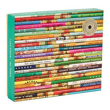 portada Phat dog Vintage Pencils 1000 Piece Foil Stamped Puzzle (in English)
