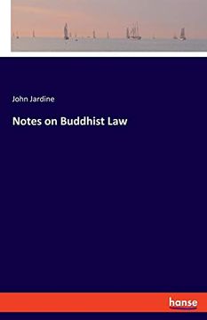 portada Notes on Buddhist law (en Inglés)