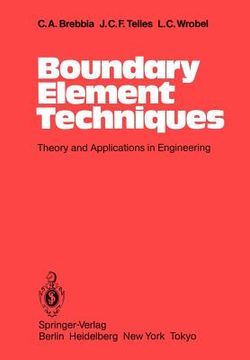 portada boundary element techniques: theory and applications in engineering (en Inglés)