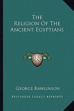 portada the religion of the ancient egyptians (en Inglés)