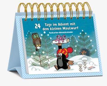 portada Postkarten-Adventskalender "24 Tage im Advent mit dem Kleinen Maulwurf"