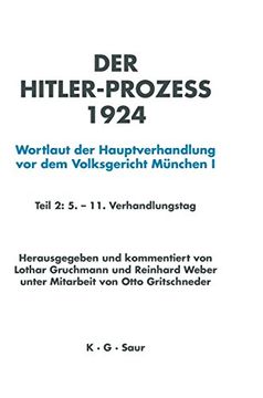 portada Hitler-Prozeß 1924 Tl. 24 (en Alemán)