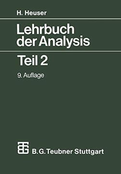 portada Lehrbuch der Analysis: Teil 2 (en Alemán)