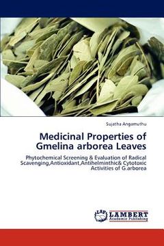 portada medicinal properties of gmelina arborea leaves (en Inglés)