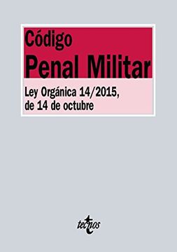 portada Código Penal Militar. Ley Orgánica 14/2015 De 14 De Octubre (Derecho - Biblioteca De Textos Legales)