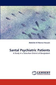 portada santal psychiatric patients (en Inglés)