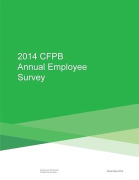 portada 2014 CFPB Annual Employee Survey (en Inglés)