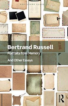 portada Portraits From Memory: And Other Essays (Routledge Classics) 
