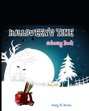 portada Halloween's time: coloring for relax (en Inglés)