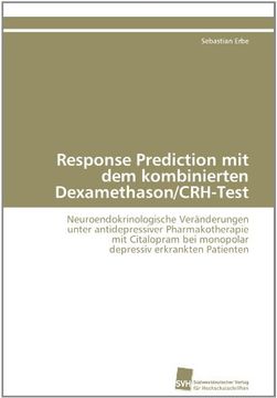 portada Response Prediction Mit Dem Kombinierten Dexamethason/Crh-Test