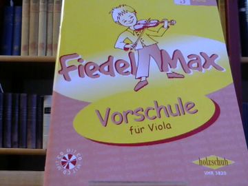 portada Fiedel max - Vorschule für Viola, mit cd