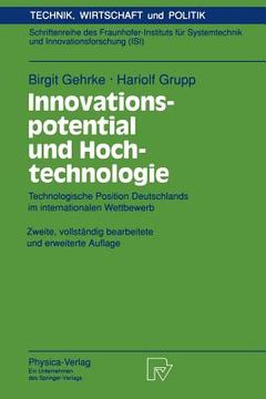 portada innovationspotential und hochtechnologie: technologische position deutschlands im internationalen wettbewerb
