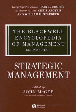 portada the blackwell encyclopedia of management, volume 12, strategic management, 2nd edition (en Inglés)