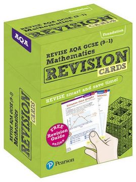 portada Revise aqa Gcse (9-1) Mathematics Foundation Revision Cards: Includes Free Online Revision Guide (Revise aqa Gcse Maths 2015) (en Inglés)