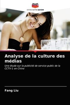 portada Analyse de la culture des médias (en Francés)