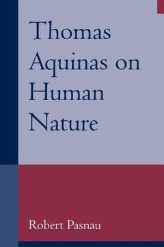 portada Thomas Aquinas on Human Nature (en Inglés)