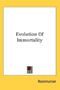 portada evolution of immortality