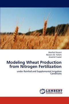portada modeling wheat production from nitrogen fertilization (en Inglés)
