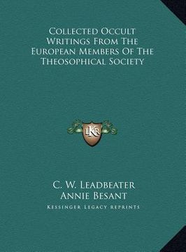 portada collected occult writings from the european members of the theosophical society (in English)