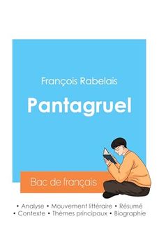 portada Réussir son bac de Français 2024: Analyse de Pantagruel de Rabelais (in French)