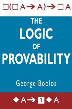 portada The Logic of Provability (en Inglés)