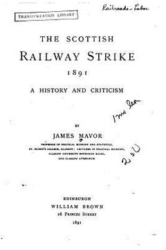portada The Scottish Railway Strike 1891, A History and Criticism (en Inglés)