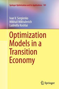 portada Optimization Models in a Transition Economy (en Inglés)