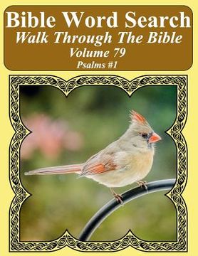 portada Bible Word Search Walk Through The Bible Volume 79: Psalms #1 Extra Large Print (en Inglés)