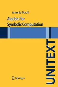 portada Algebra for Symbolic Computation (Unitext) 