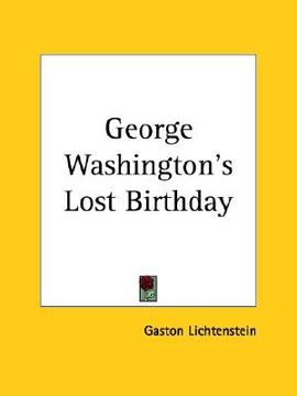 portada george washington's lost birthday (en Inglés)