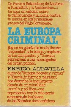 portada La Europa Criminal.