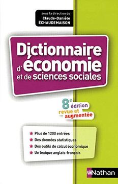 portada Dictionnaire D'économie et de Sciences Sociales