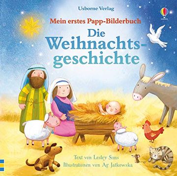 portada Mein Erstes Papp-Bilderbuch: Die Weihnachtsgeschichte (en Alemán)