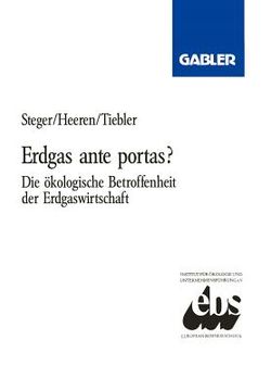 portada Erdgas Ante Portas?: Die Ökologische Betroffenheit Der Erdgaswirtschaft (en Alemán)