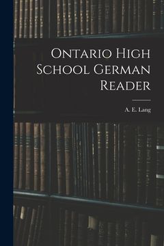 portada Ontario High School German Reader (en Inglés)