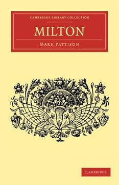 portada English men of Letters 39 Volume Set: Milton Paperback (Cambridge Library Collection - English men of Letters) (en Inglés)