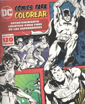 portada Dc Comics Para Colorear: Batman, Superman