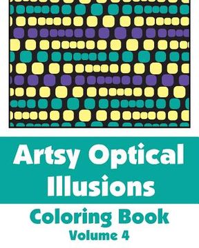portada Artsy Optical Illusions Coloring Book (in English)