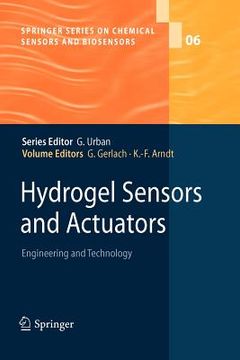 portada hydrogel sensors and actuators: engineering and technology (en Inglés)